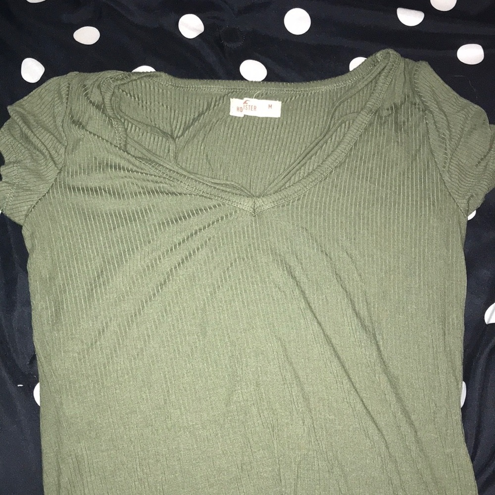 Hollister strap front short sleeve top